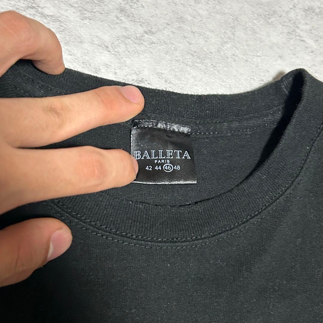 CHANEL×BALLETA Tシャツ ブラック 46size