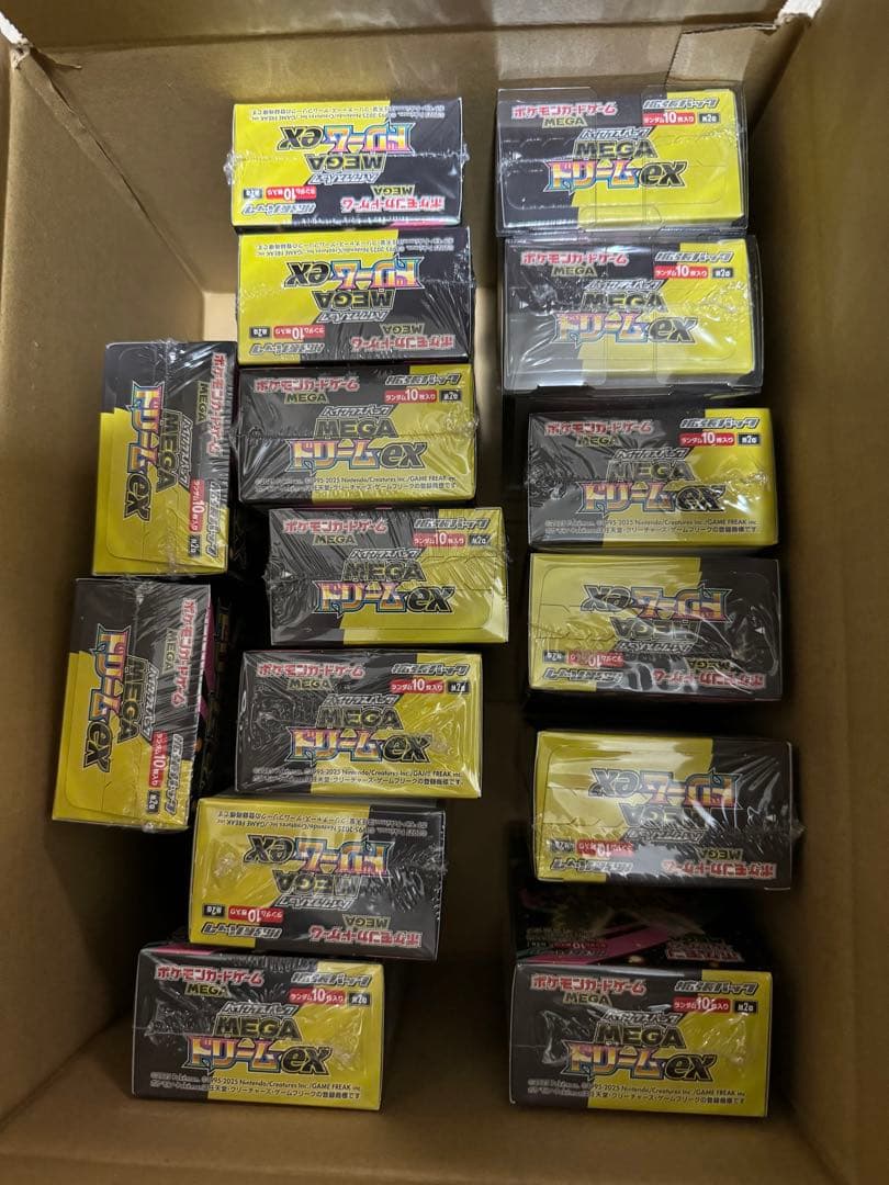 ポケモンカード メガドリームex シュリンク付き 15点