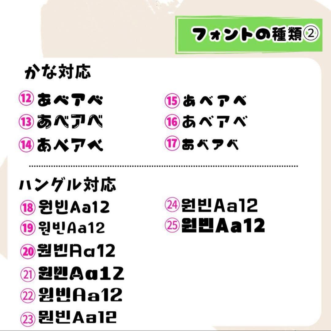 うちわ文字 うちわ屋さん 文字パネル 連結うちわ 定額　オーダー ハングル