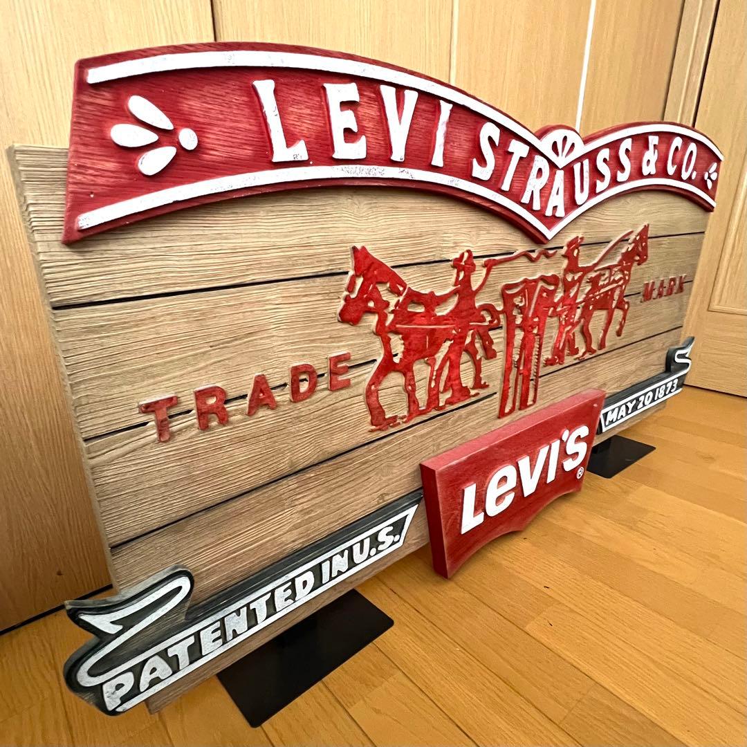 Levi's 看板 レア 希少 サイン リーバイス 501