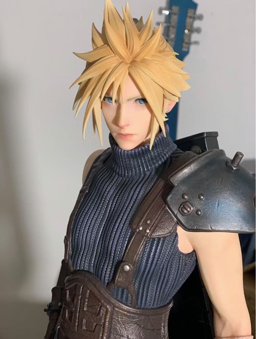 ファイナルファンタジー Ⅶ FANART クラウド ガレージキット スタチュー