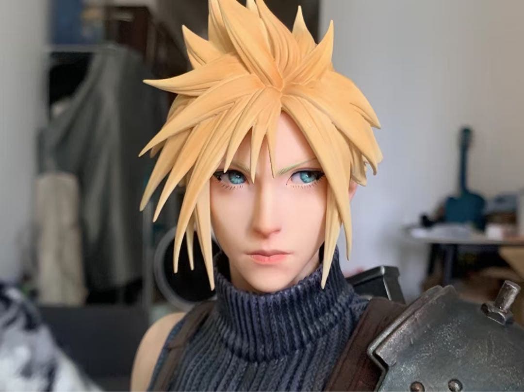 ファイナルファンタジー Ⅶ FANART クラウド ガレージキット スタチュー