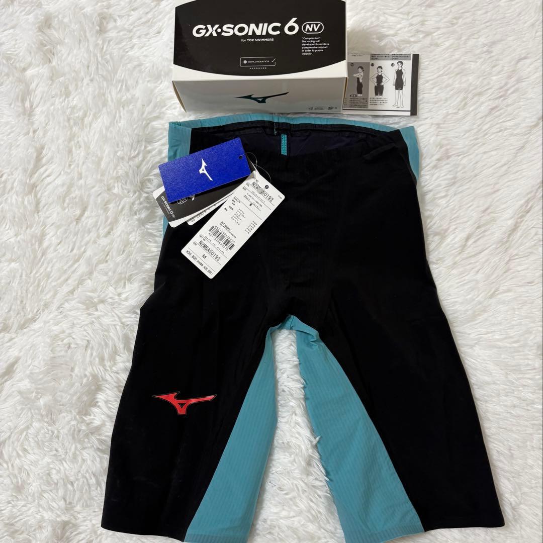 ミズノMIZUNO GX SONIC 6 NV SIZE M (美品)高速水着