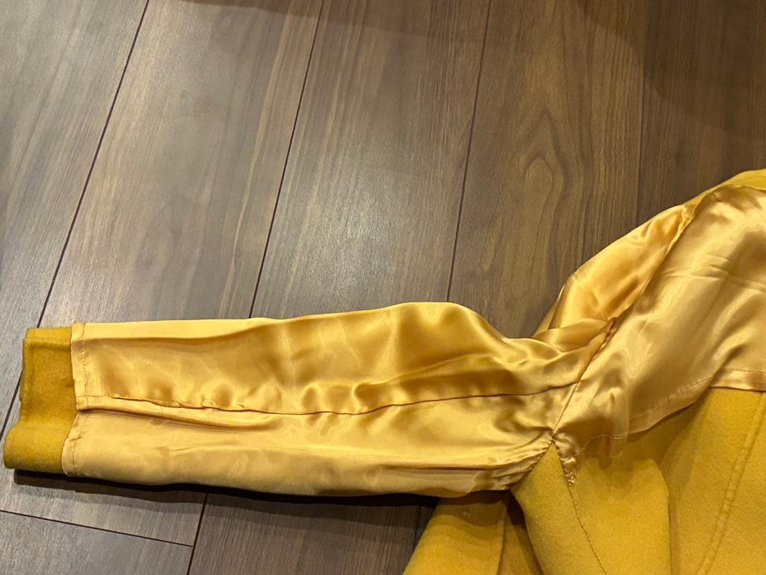 Yves Saint Laurent イエローテーラードジャケット コート　36