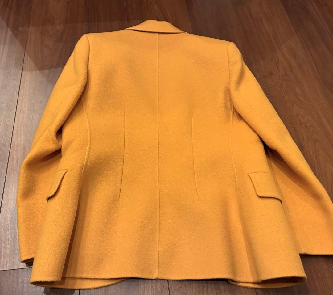 Yves Saint Laurent イエローテーラードジャケット コート　36