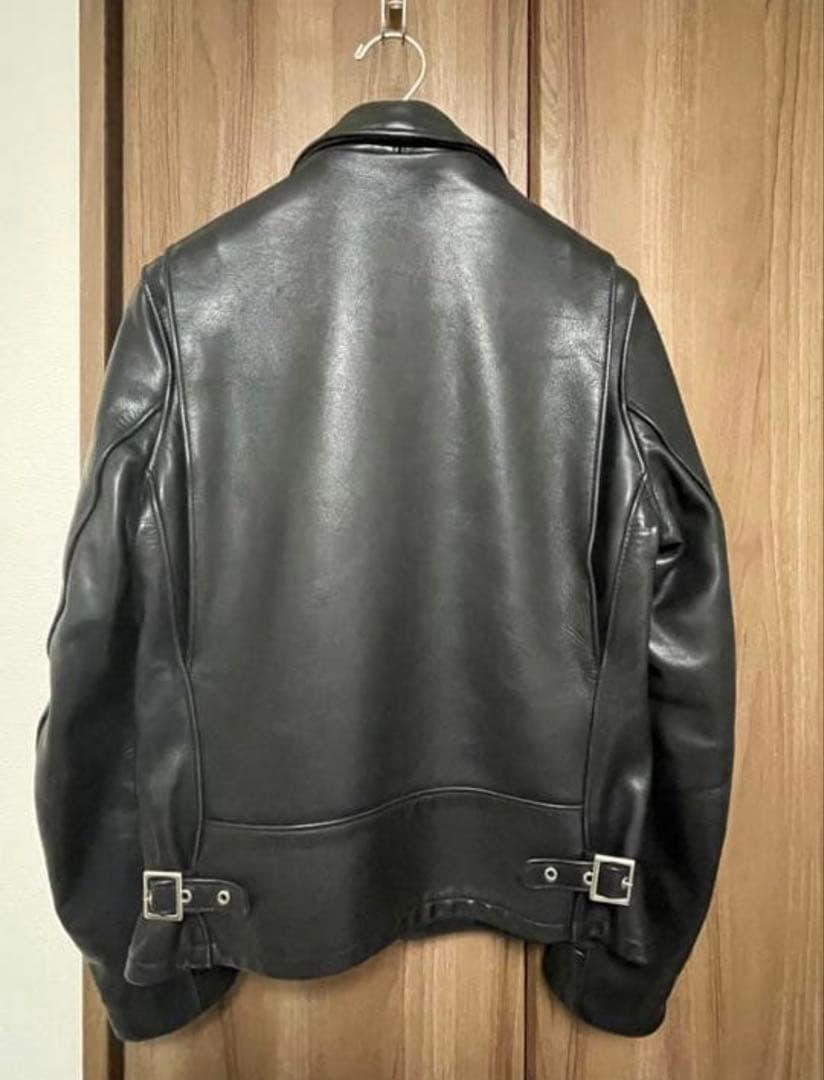 Schott シングルライダース 黒 レザージャケット　36