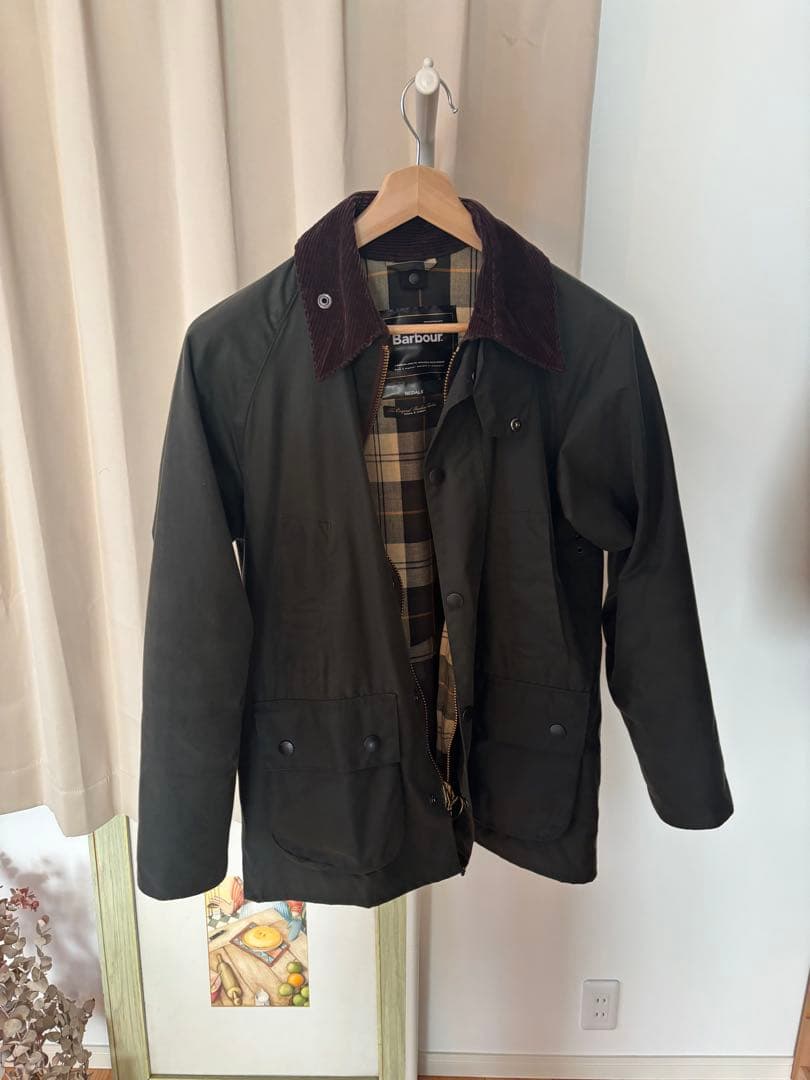Barbour BEDALE セージ　34 ダークグリーン ジャケット