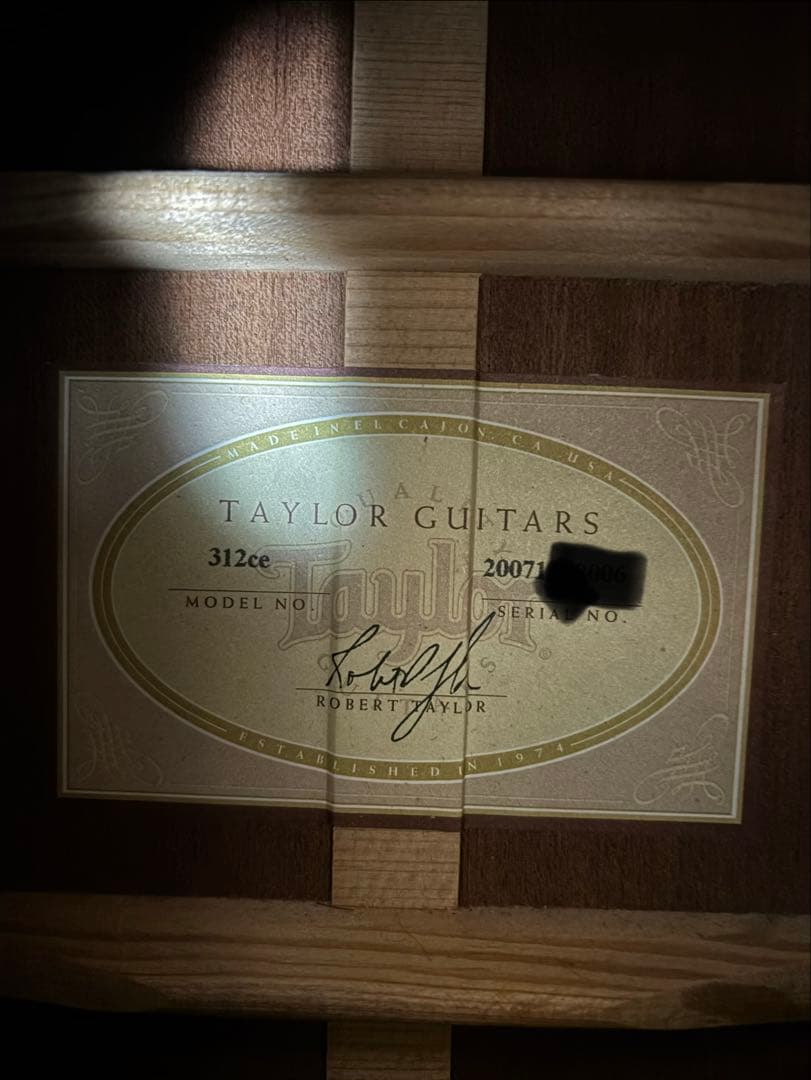 Taylor 312ce テイラー