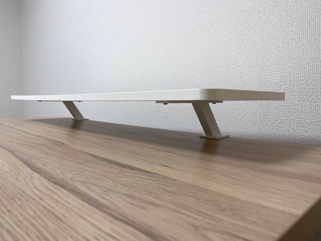 木目調 電動昇降パソコンデスク