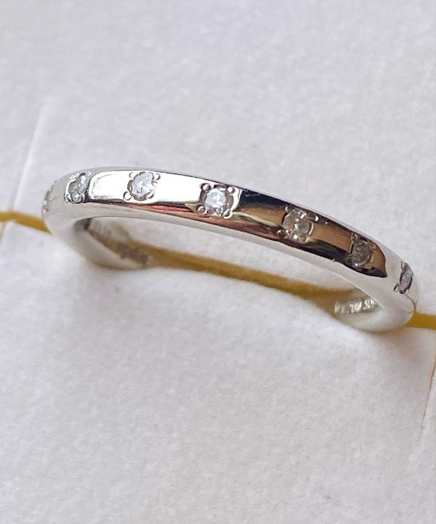 あこ　agete アガットシルバーPt200リング　9号(*^^*)