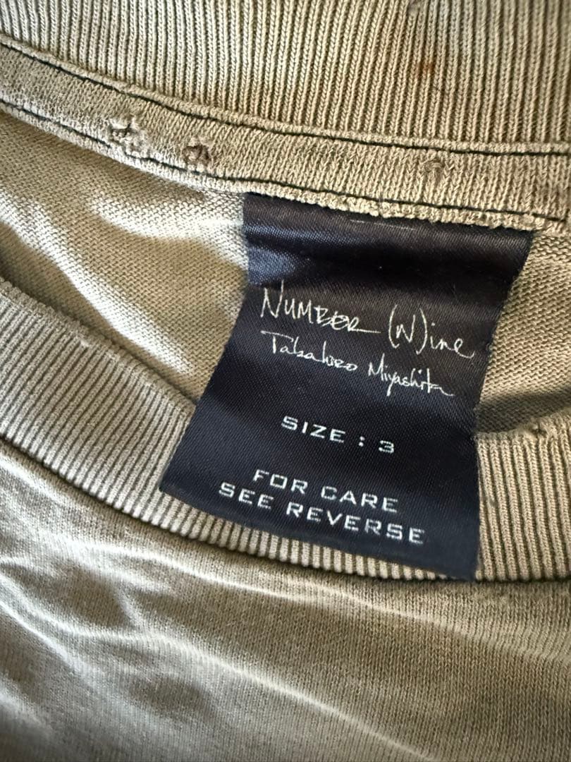 NUMBER NINE ナンバーナイン2004 SS DREAM Tシャツ