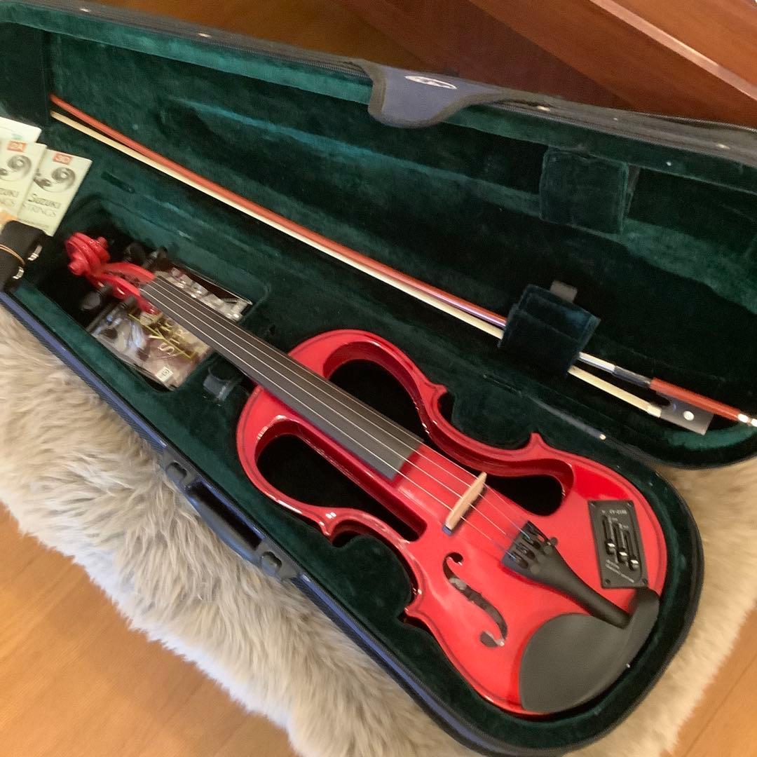 エレクトリックバイオリン　レッドGV-210B