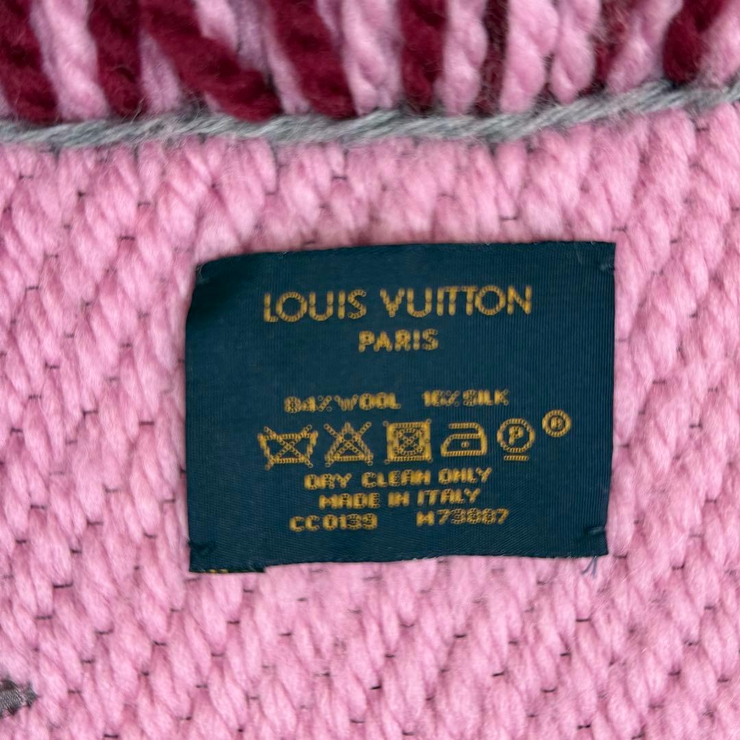 【人気】LOUISVUITTON（ルイ・ヴィトン）モノグラムマフラー/ボルドー