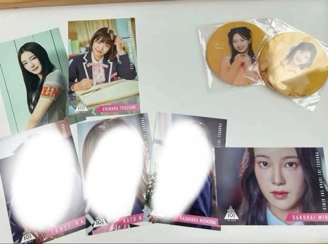 ME:I 日プ女子　アクスタ　ポストカード　加藤心　笠原桃奈　村上りのん櫻井美羽