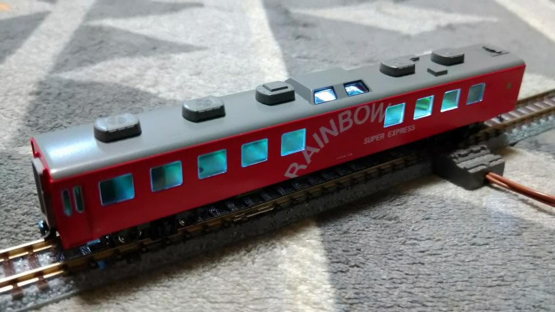 KATO 10-306 スーパーエクスプレスレインボー 7両セット【室内灯付】