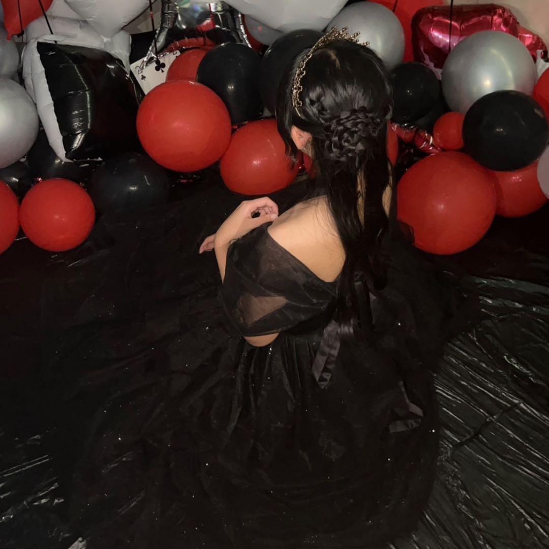 文化祭 ドレス 黒