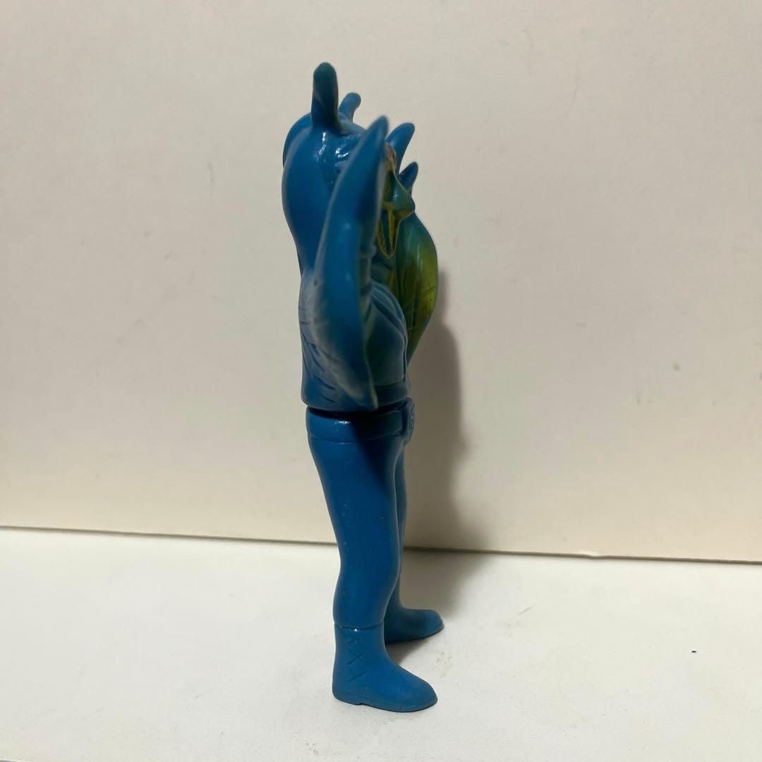 無版権 カマキリ男 珍色 ソフビ フィギュア 怪人 当時物 旧バンダイ
