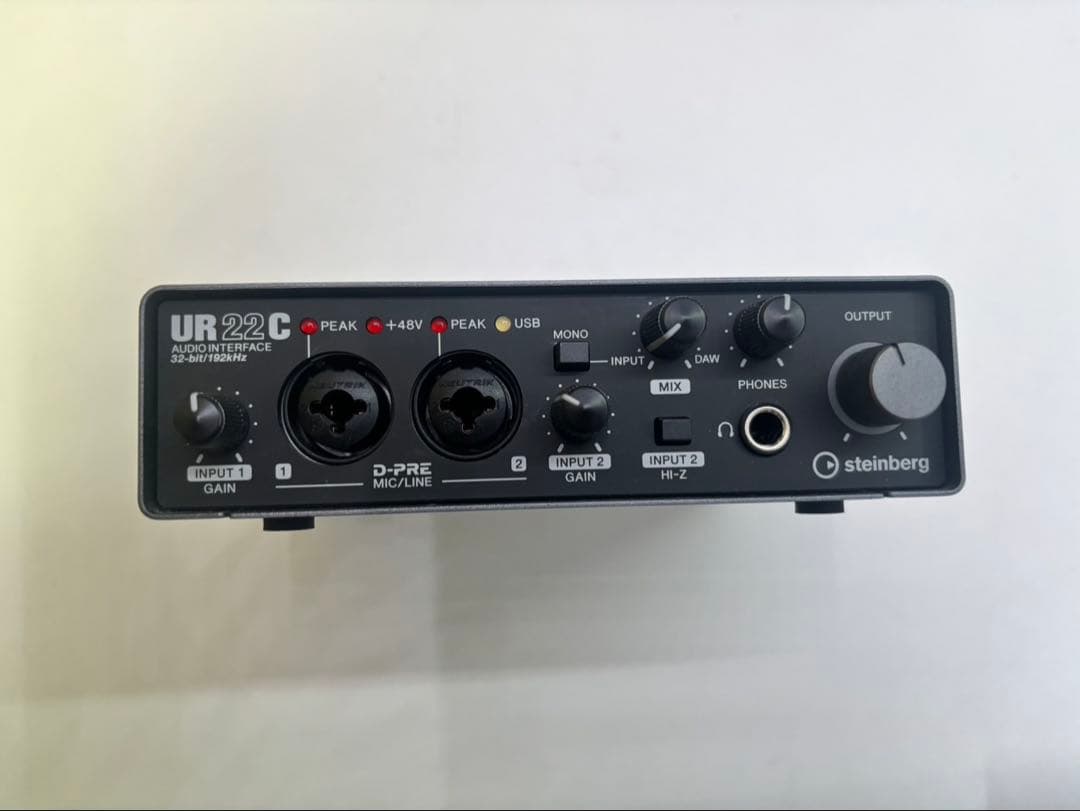 【本体のみ】Steinberg UR22C USBオーディオインターフェイス