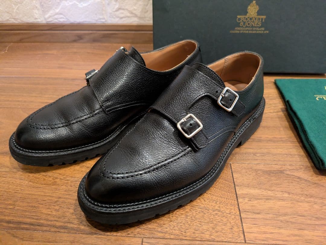 whitby crockett＆jones モンク グレイン 7E クロケット