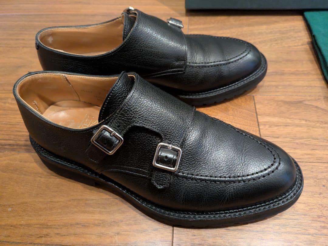 whitby crockett＆jones モンク グレイン 7E クロケット