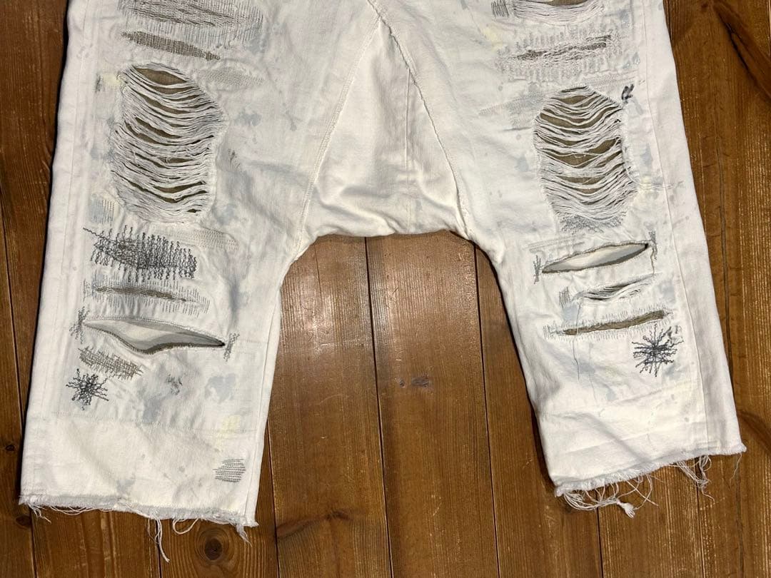 【希少】キャピタル kapital ホワイトデニム　サルエルパンツ　カントリー