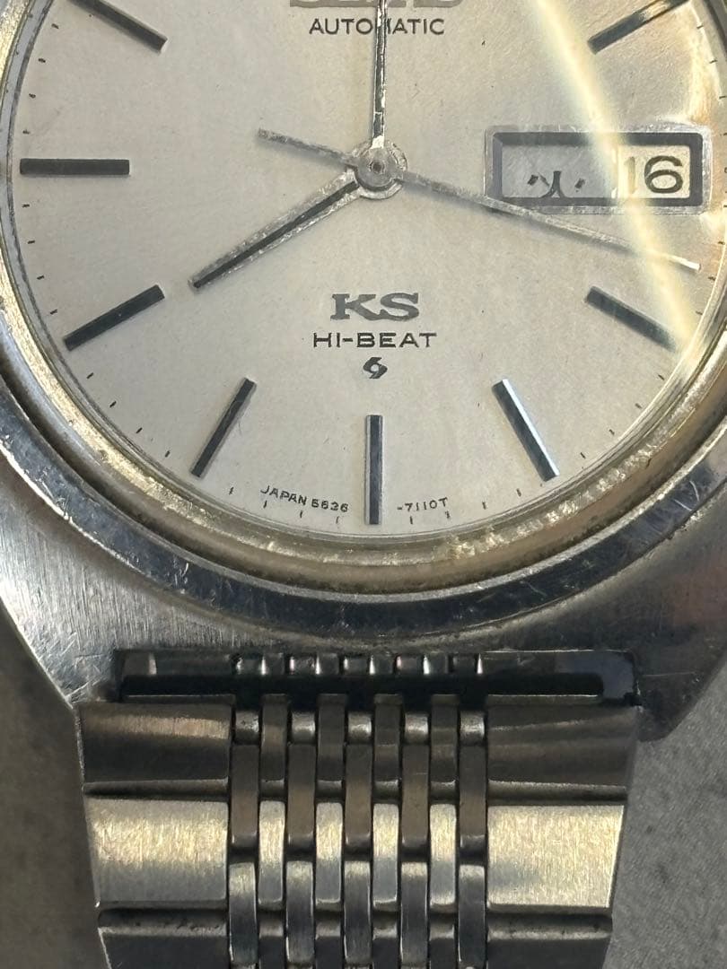 【稼働】SEIKO KS HI-BEAT 自動巻き時計　訳アリ品