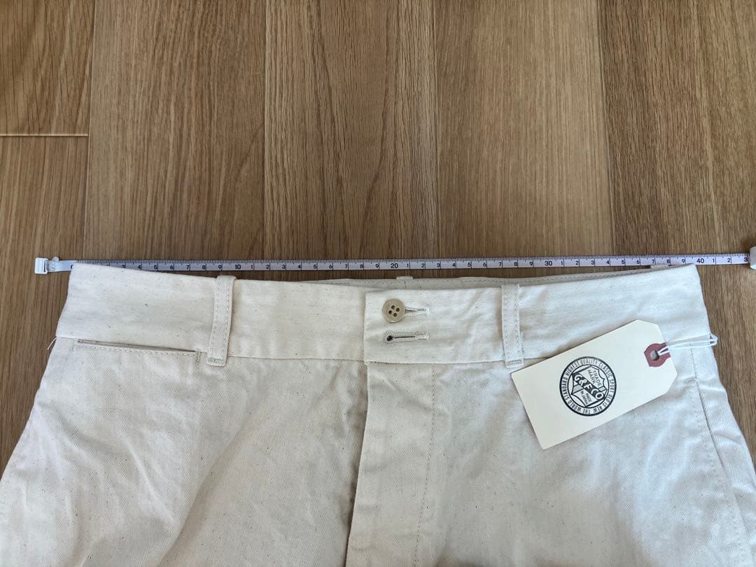 パンツ G&F Co.- HERRINGBONE TROUSER _ RAW