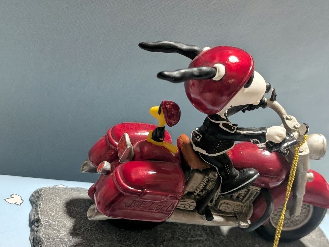 希少！SNOOPY　ジョー・クール　モーターサイクル　タグ付き未使用　レトロ