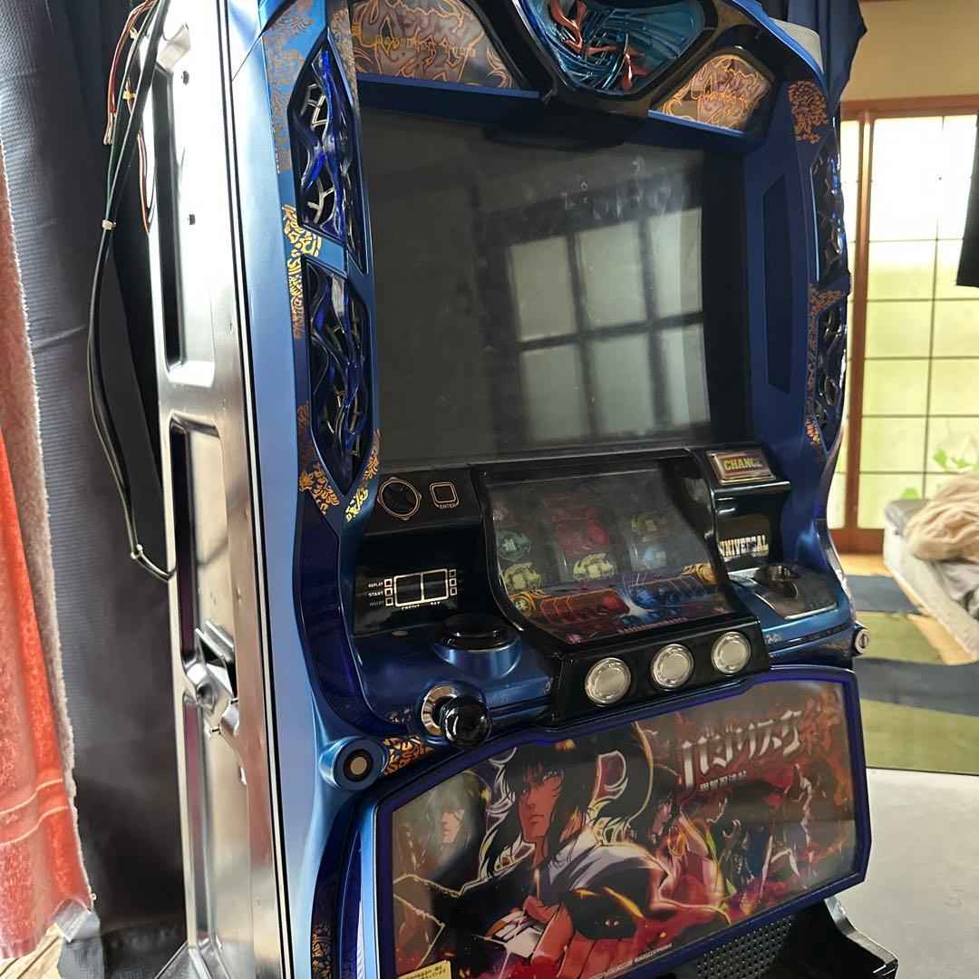ユニバーサル バジリスク絆パチスロ機 青ジャンク品