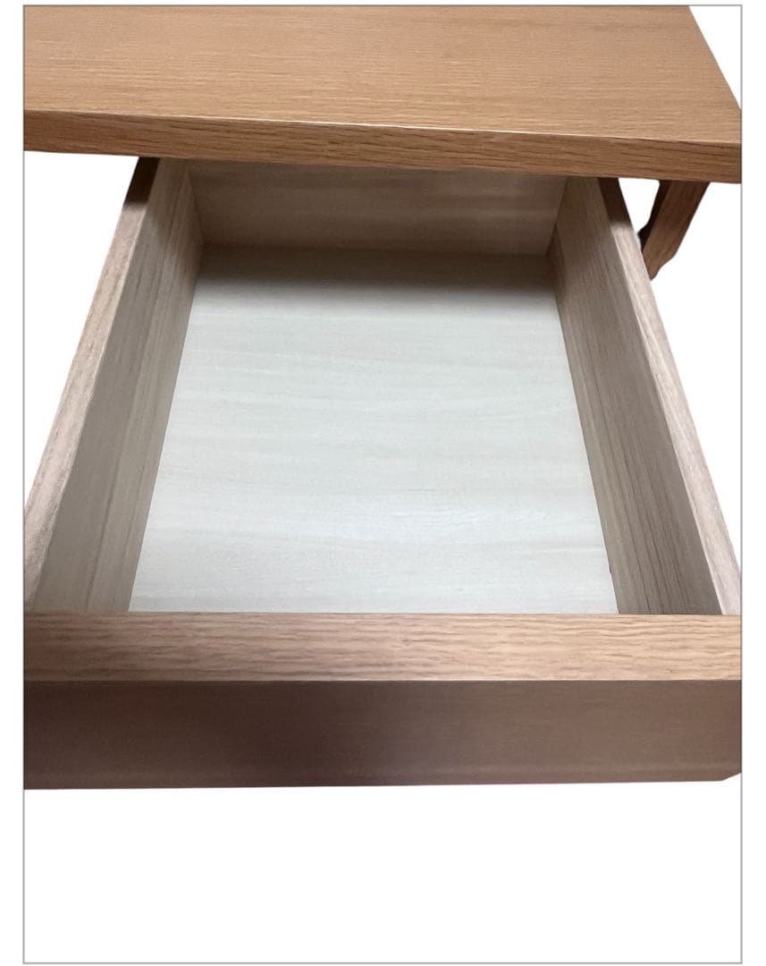 脚付廃盤希少　オーク材　無印良品　木製ＡＶラック