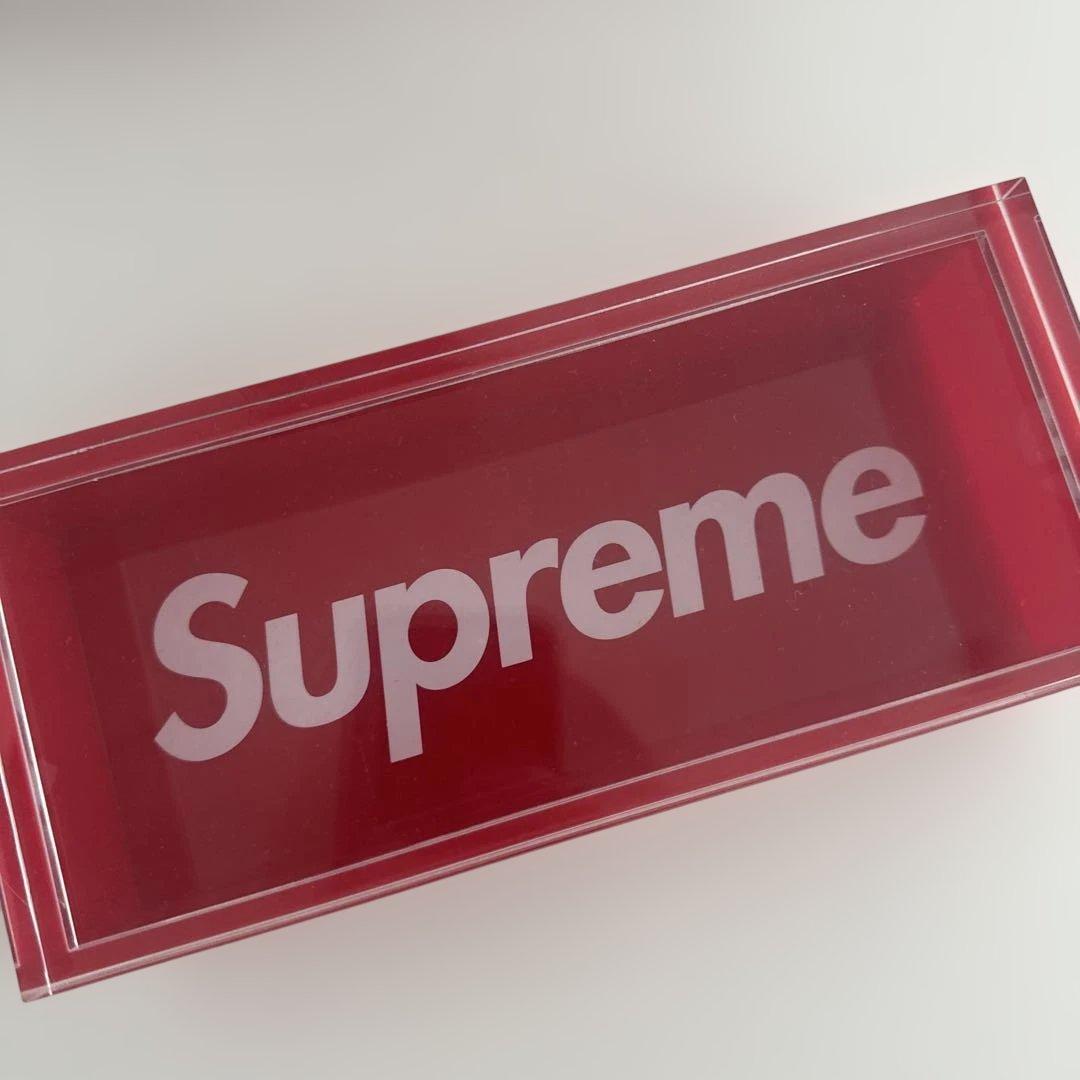 Supreme レッド収納ボックス6個セット