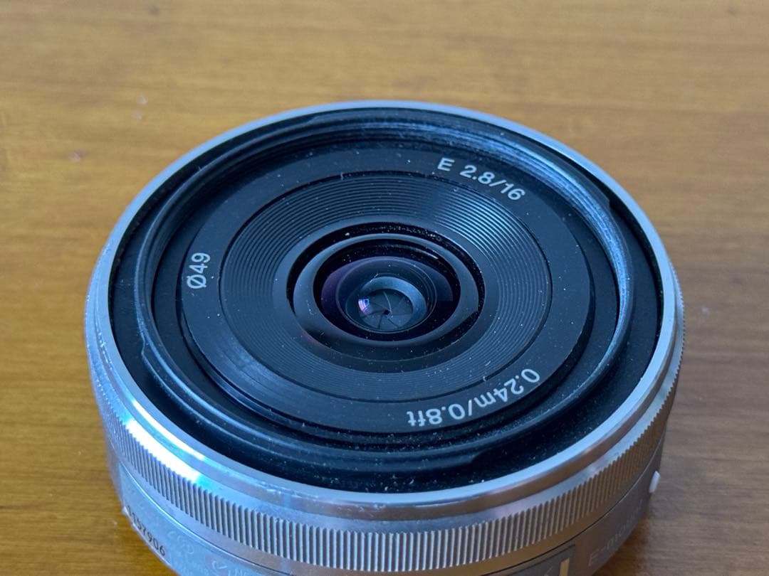 SONY E 16mm F2.8 ＋可変NDフィルター付き