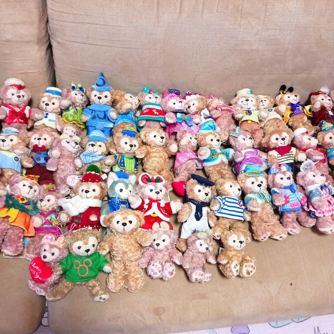 ダッフィー　シェリーメイ　ジェラトーニ ぬいぐるみ　まとめ売り　72個