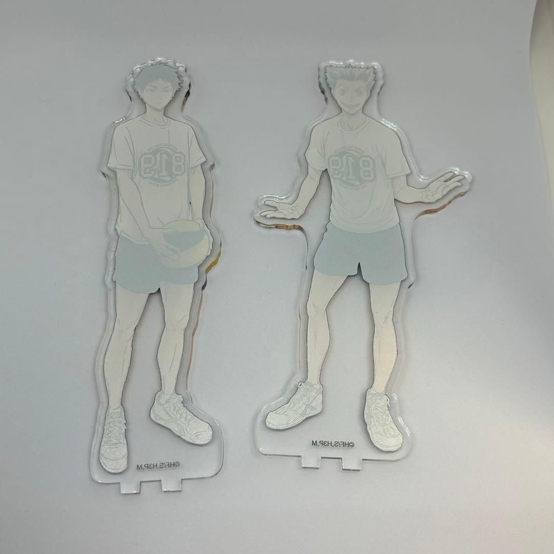 ハイキュー！！　梟谷高校　アクスタ　木兎・赤葦セット　排球しようぜ