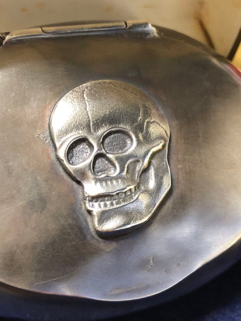 アンティーク 19s スカル　髑髏　骸骨　ネイバーフッド　インダストリアル