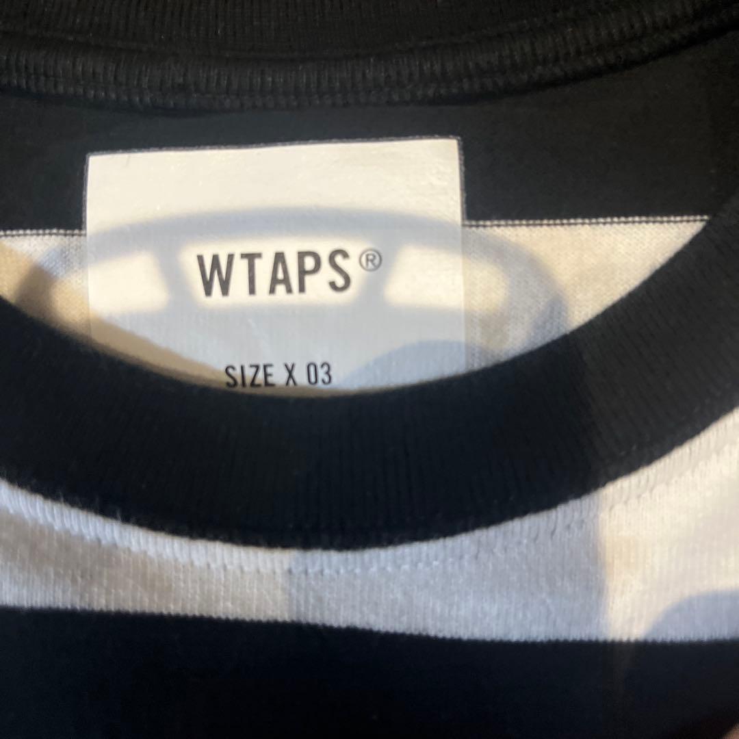 WTAPS ストライプ Tシャツ サイズ X 03