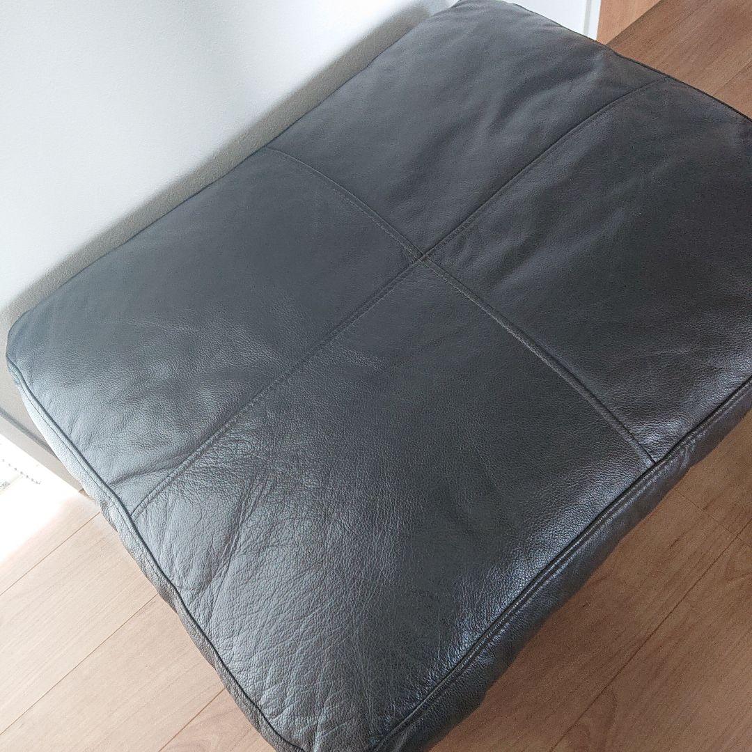 ニトリ 本革 スツール ソファ オットマン