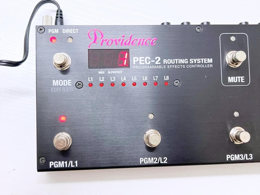 動作品　美品　providence　プログラマブル　スイッチャー PEC-2