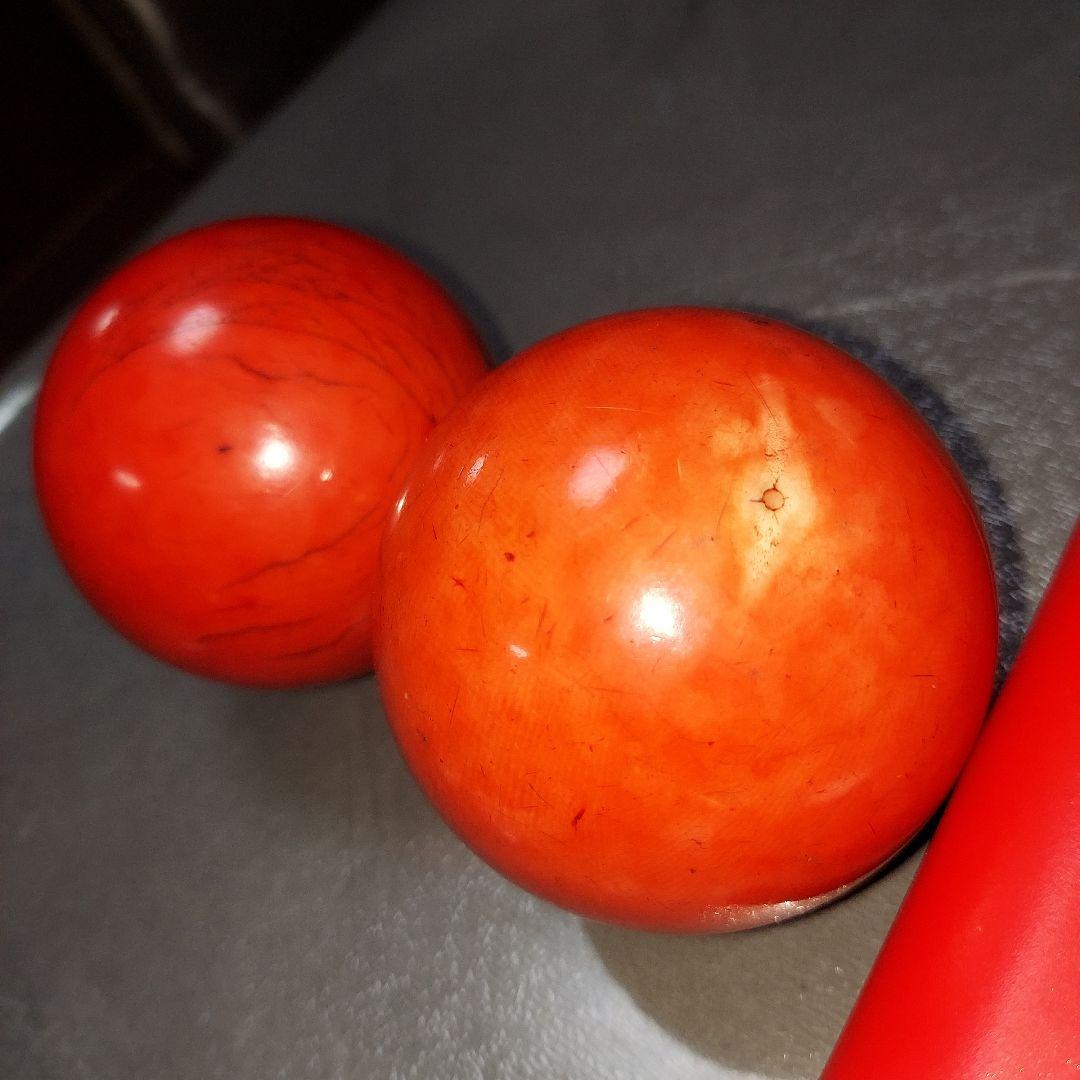 緒締玉 骨董品 天然素材 牙 鯨歯 約6.2cm