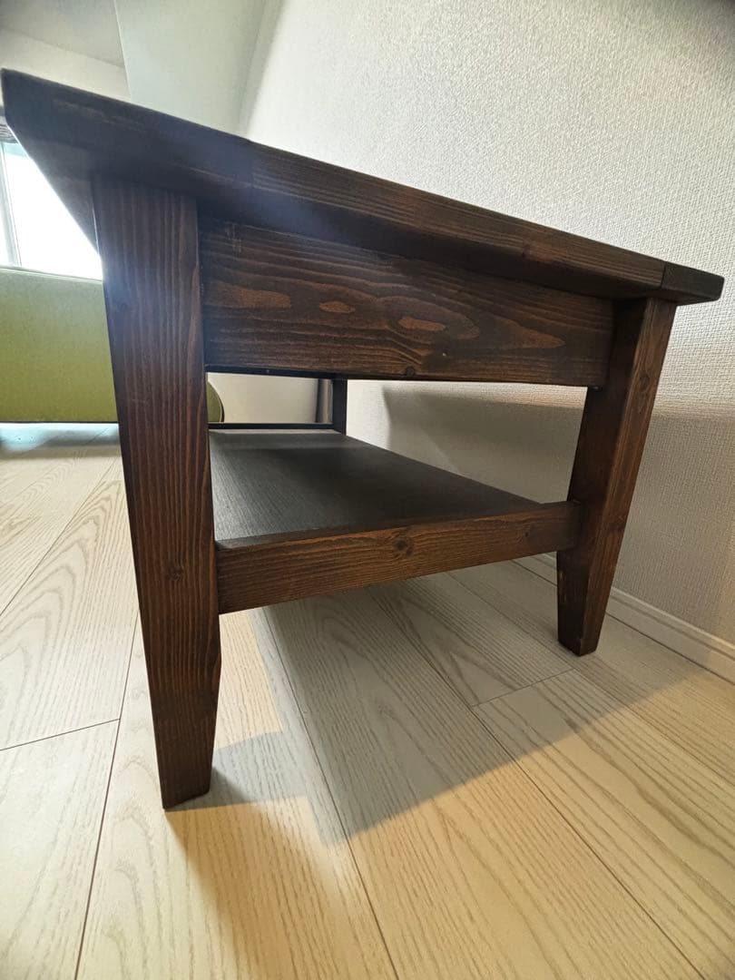 再々お値下げ 美品 木製 ローテーブル カフェテーブル リビングテーブル