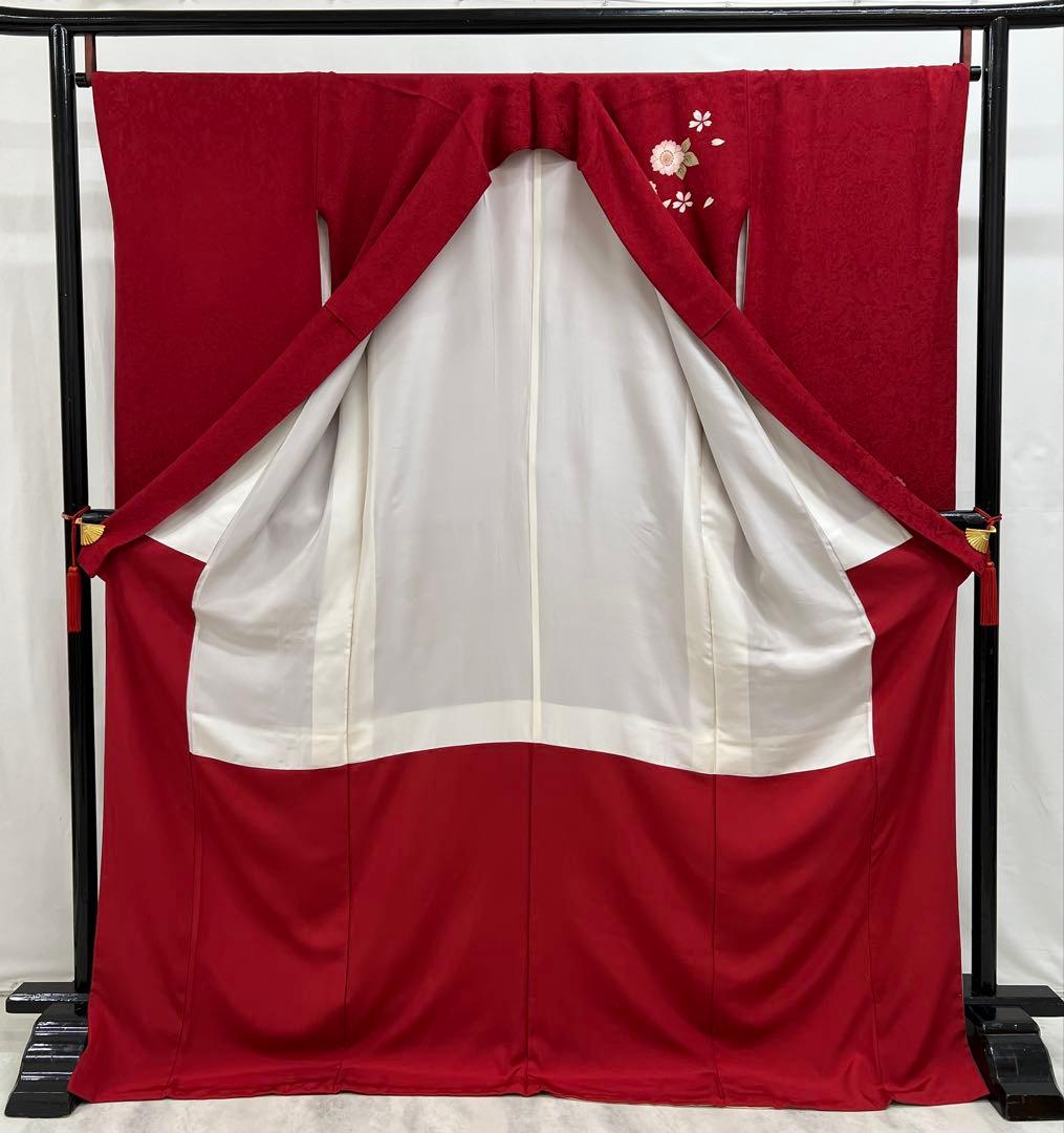 振り袖　フルセット　長襦袢付　成人式　振袖　金彩加工　セット　刺繍入り　573