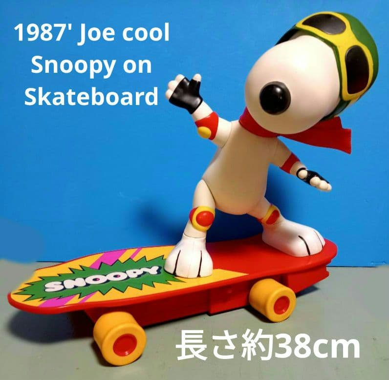 1987年米国ヴィンテージ ビッグ 33cmレアな スヌーピーオンスケートボード
