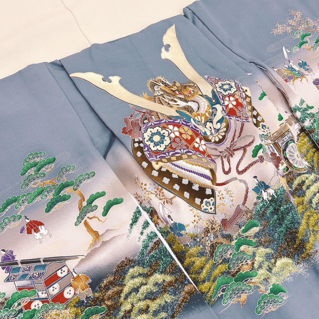 【keiko様】七五三5歳男の子　羽織袴セット　グレー