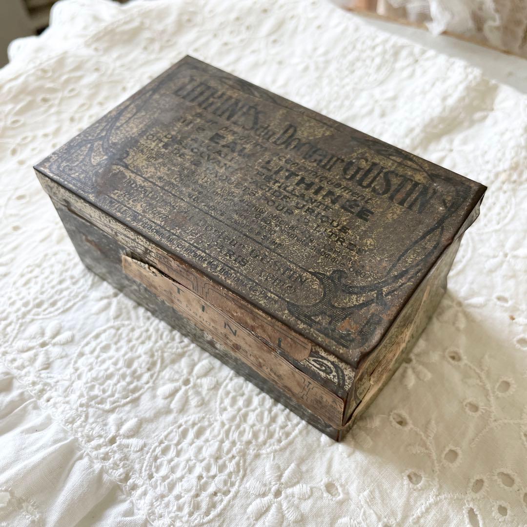 フランスアンティーク　TIN缶