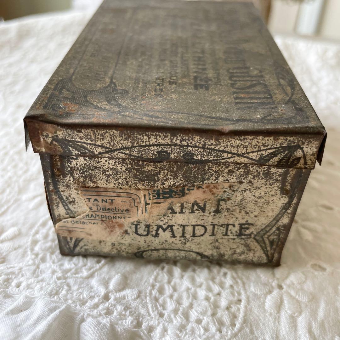 フランスアンティーク　TIN缶