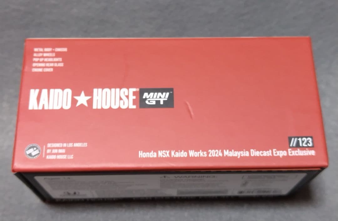 開封済み　KAIDO★HOUSE 2024 MDX限定NSX KHMG123