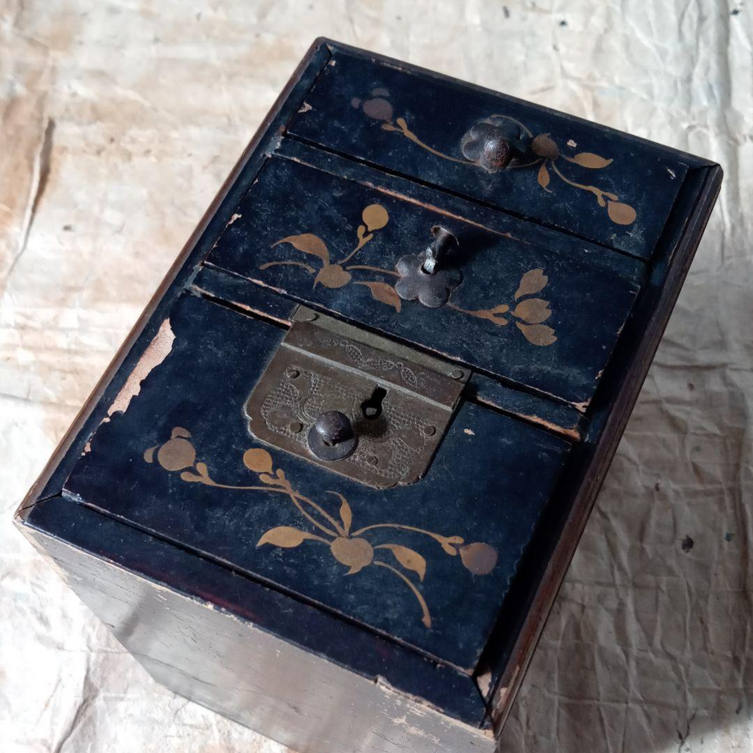 骨董　蒔絵の小箱　箱　詫び寂　アンティーク
