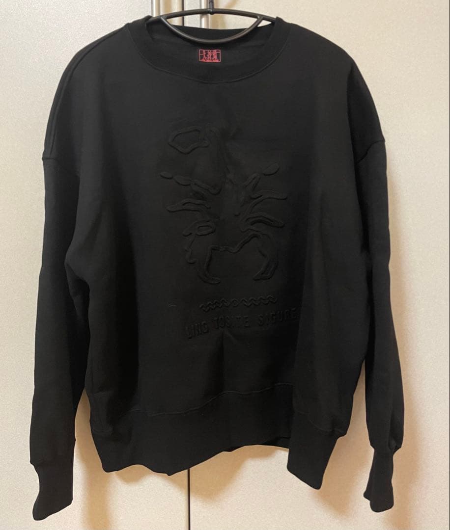 凛として時雨　失神蠍エンボスビッグスウェットM