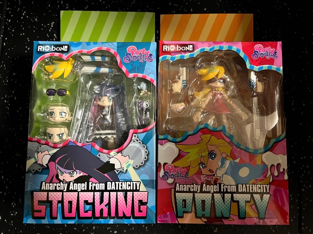 パンティ&ストッキングwithガーターベルトフィギュア２体セットRIO:bone