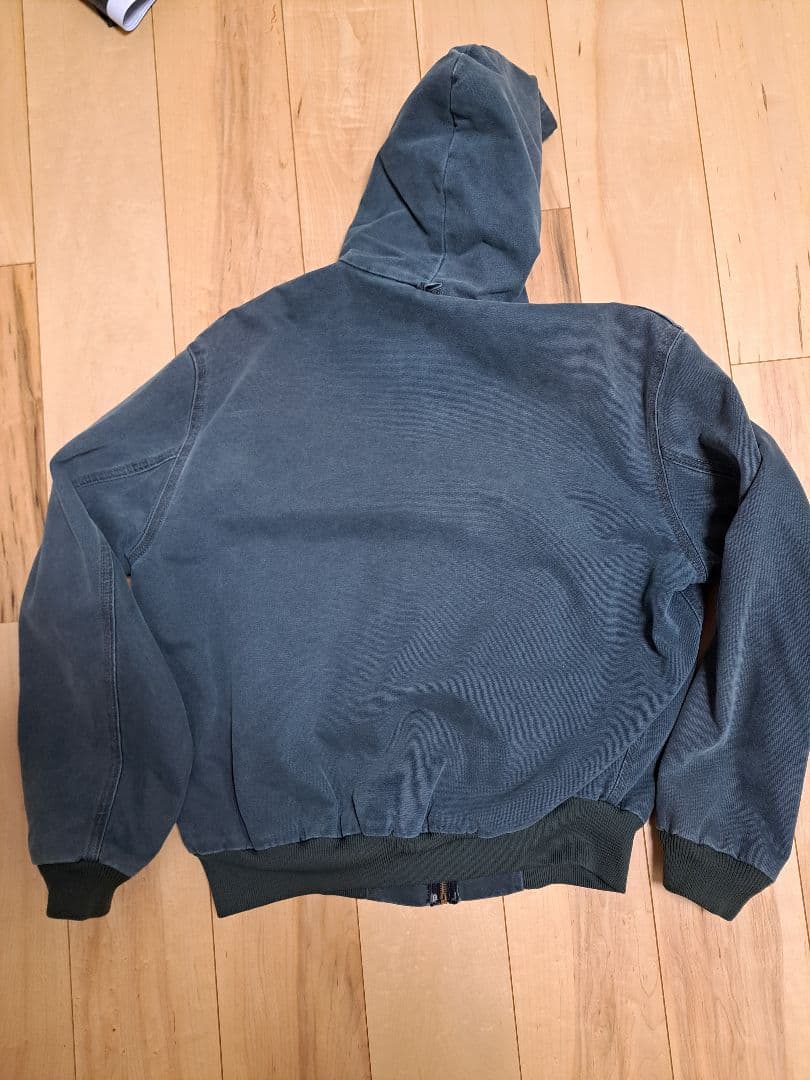 90s モスグリーン　Carhartt アクティブジャケット L　星タグ　USA